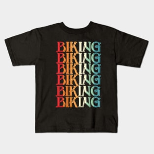 vintage para los amante a la bicicleta Kids T-Shirt